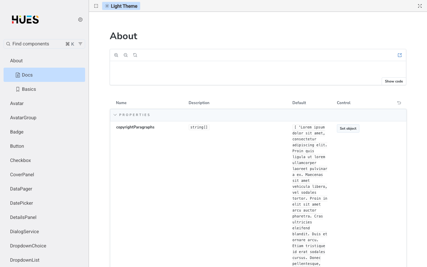 UXT Angular storybook preview